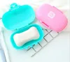 Portable sealed soap box, waterproof sealed snap-on soap box, travel handmade soap box Specification image